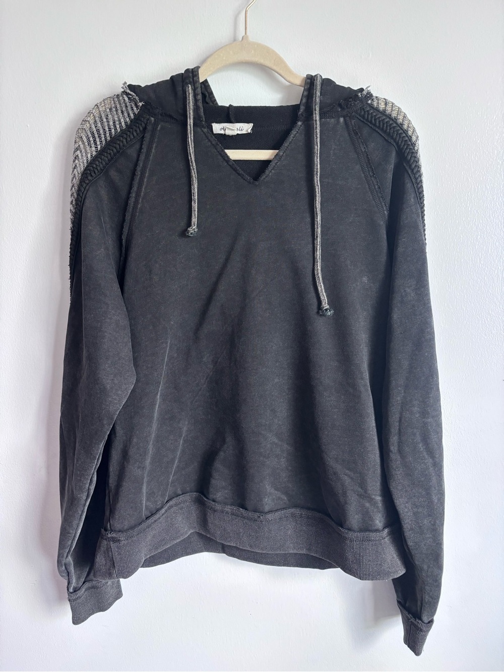 Oil & Hali oversized Detailed hoodie size Small
